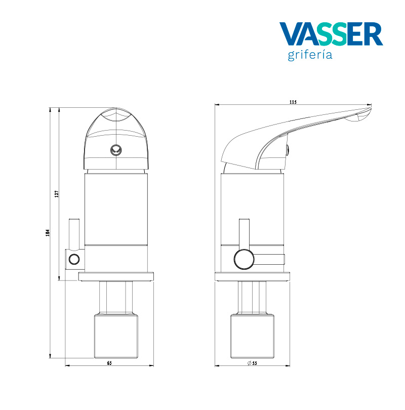 KASSIA Monocomando BIDET - VASSER