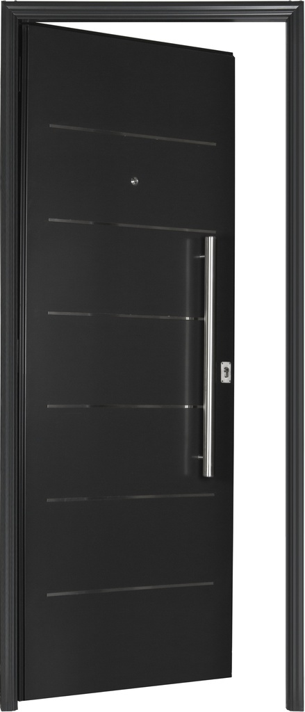 Puerta Antibarreta IMPERIA (56) -80cm - Grafito - Izquierda - Linea PREMIUM