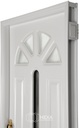 Puerta NOVA SOL (31) -80cm - Blanca - Derecha - Linea PAVIR