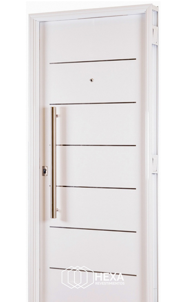 Puerta Antibarreta IMPERIA (56) -80cm - Blanca - Derecha - Linea PREMIUM