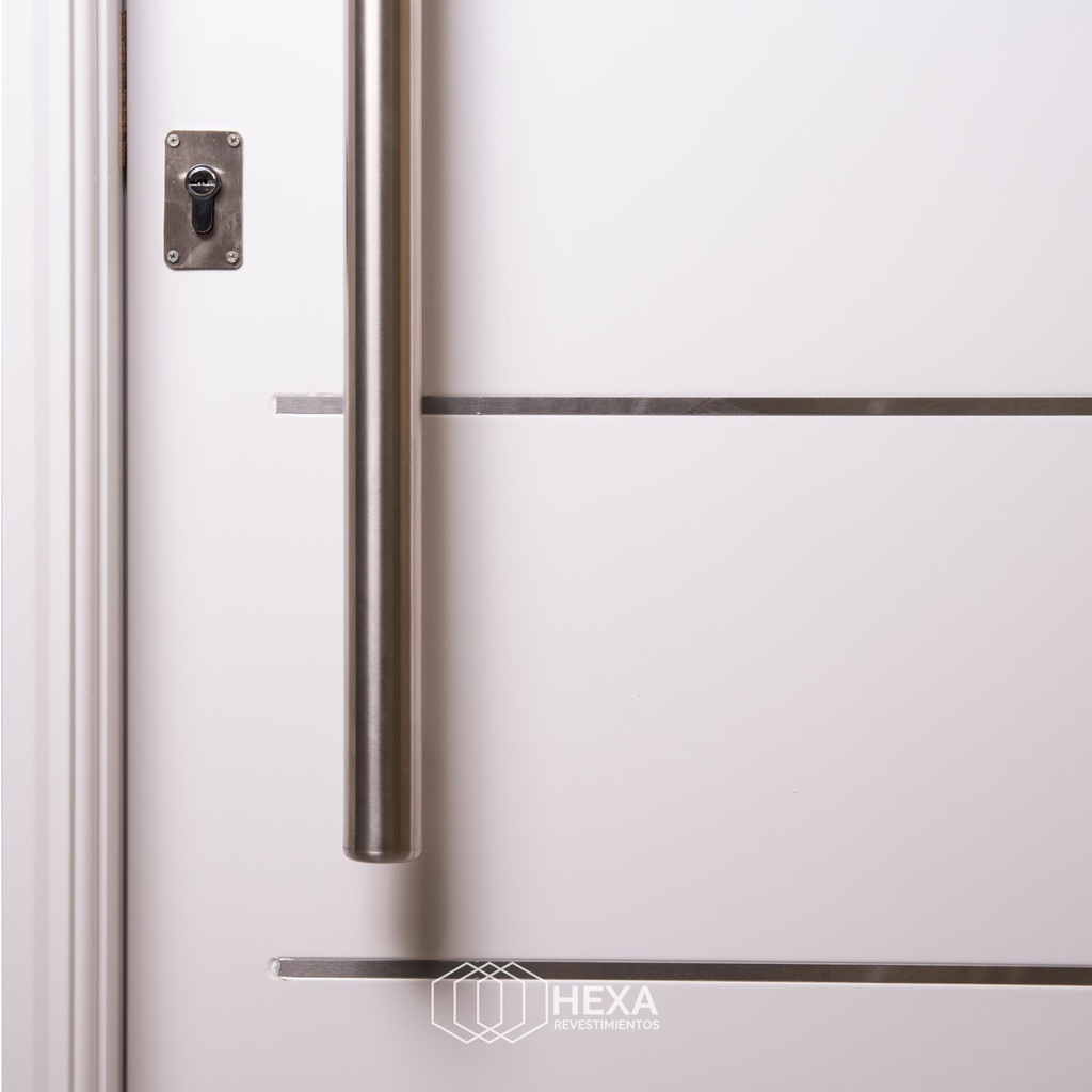 Puerta Antibarreta IMPERIA (56) -80cm - Blanca - Derecha - Linea PREMIUM