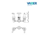 CYRANO C.C. Lever BIDET - VASSER