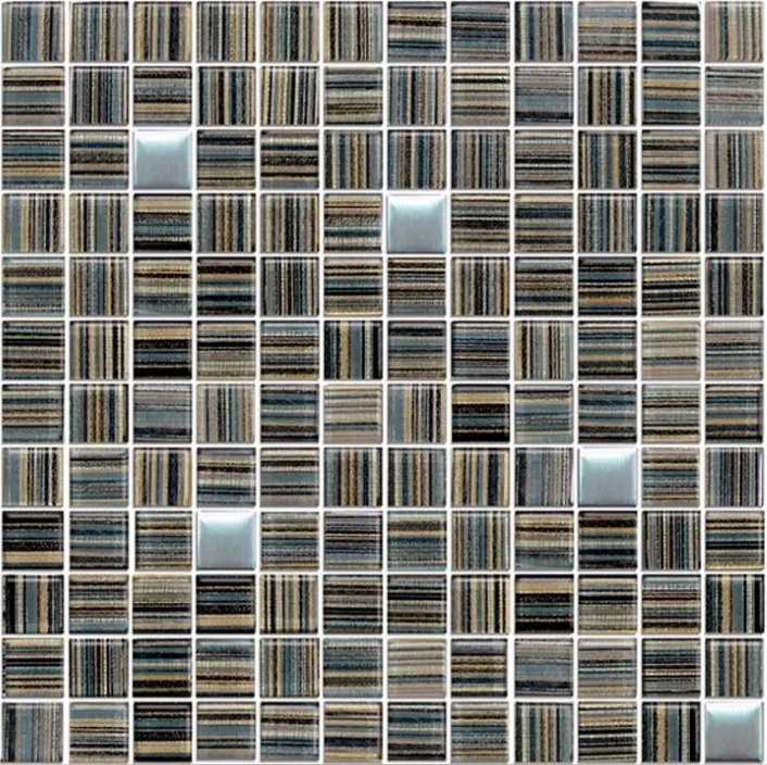 MOSAICO GABARDINA BLACK - 30x30 - PIU