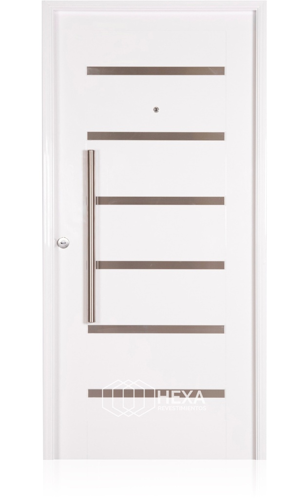 Puerta Antibarreta VERONA (50) -80cm - Blanca - Derecha - Linea PREMIUM