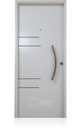 Puerta CURVA (16) -80cm - Blanca - Izquierda - Linea LUJAN