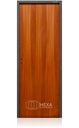 Puerta CEDRO Australiano 60cm Derecha Marco Chapa 6,5cm  - ECOABERTURAS