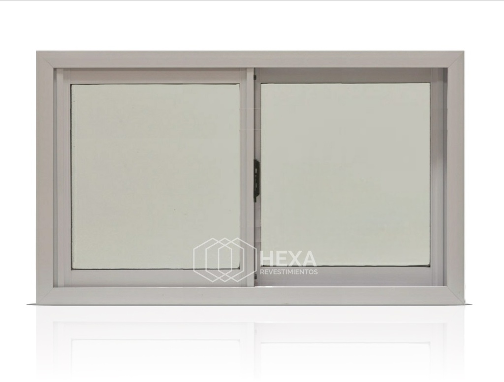 VENTANA CORREDIZA 100x060 VIDRIO ENTERO 