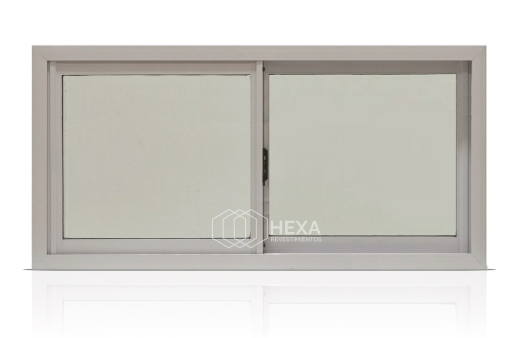 VENTANA CORREDIZA 120x060 VIDRIO ENTERO 