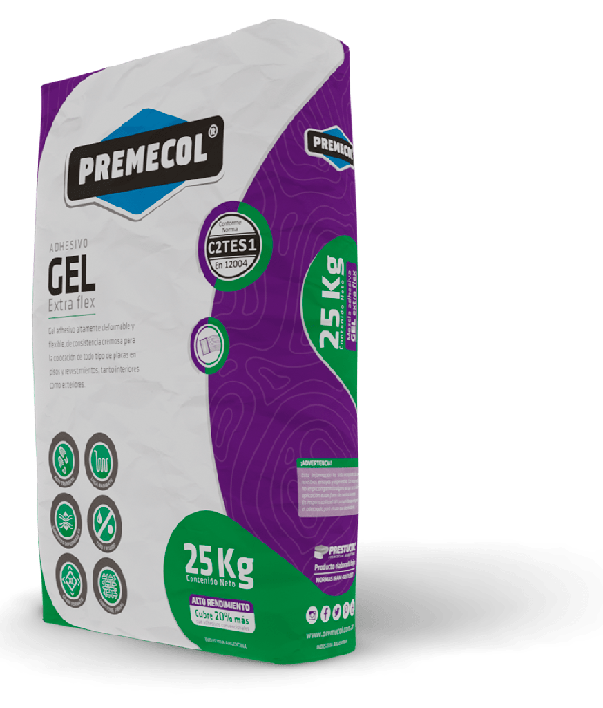 ADHESIVO GEL GRIS x 25 kg - PREMECOL