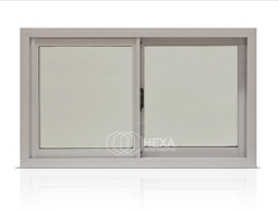 [A4.004] VENTANA CORREDIZA 100x060 VIDRIO ENTERO 