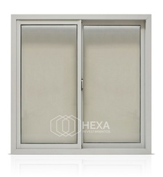 [A4.006] VENTANA CORREDIZA 100x100 VIDRIO ENTERO 