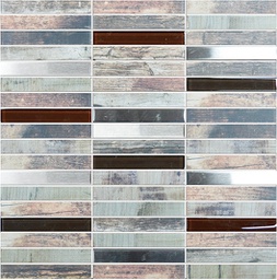 [MOSPPRUSWO30030] MOSAICO RUSTIC WOOD - 30x30 - PIU