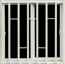 [SEVCR100100] VENTANA DE CHAPA CORREDIZA C/REJA 100x100 SUPER-ECO 