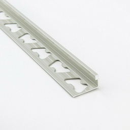 [A3080] PERFIL L ALUMINIO - 10mm x 2500mm - PLATA BRILLANTE