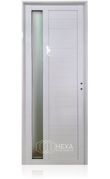 [PAT36VL80I] PUERTA ALUMINIO TUBULAR 36mm - VIDRIO LATERAL - 80cm - Izquierda