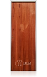 [ECOCAAL70D] Puerta CEDRO Australiano 70cm Derecha Marco Aluminio 8cm  - ECOABERTURAS