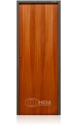 [ECOCACH70D] Puerta CEDRO Australiano 70cm Derecha Marco Chapa 6,5cm  - ECOABERTURAS