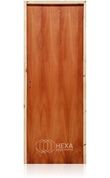 [ECOCAMA60D] Puerta CEDRO Australiano 60cm Derecha Marco Pino 6,5cm  - ECOABERTURAS