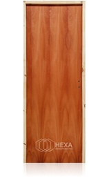 [ECOCAMA70I] Puerta CEDRO Australiano 70cm Izquierda Marco Pino 6,5cm  - ECOABERTURAS