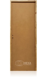 [ECOMDMA70D] Puerta MDF 70cm Derecha Marco Pino 6,5cm  - ECOABERTURAS