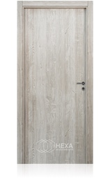 [TEKSL80M10NEI] Puerta Tekstura Lisa 80cm Marco Madera 10cm - Nevada Izquierda