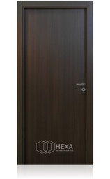 [TEKSL70M10WEI] Puerta Tekstura Lisa 70cm Marco Madera 10cm - Wengue Izquierda